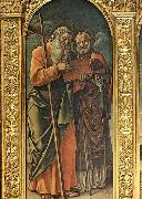 Bartolomeo Vivarini, Sts Andrew and Nicholas of Bari